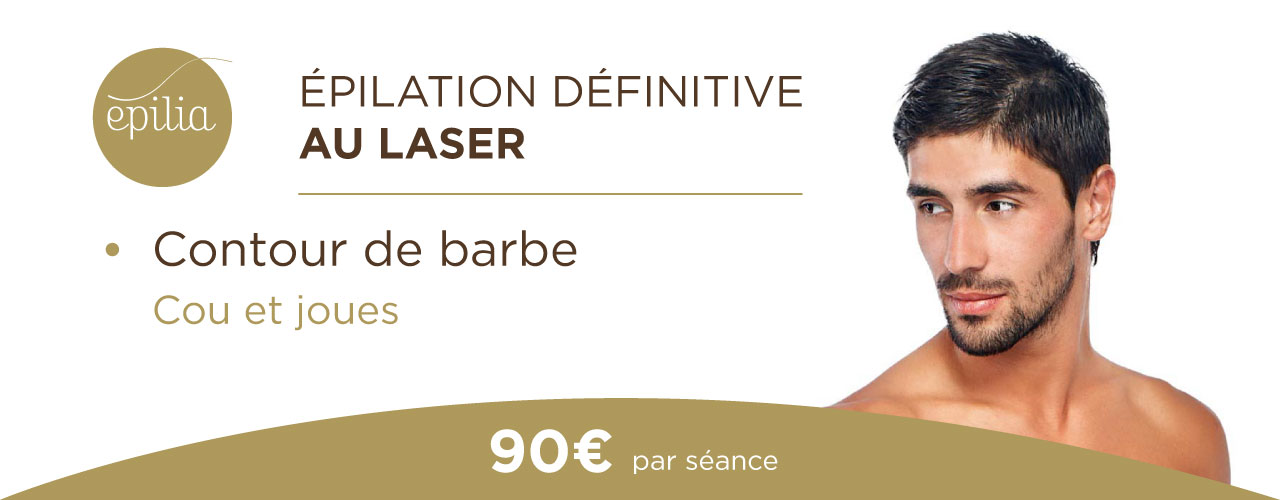 epilation laser contour barbe namur