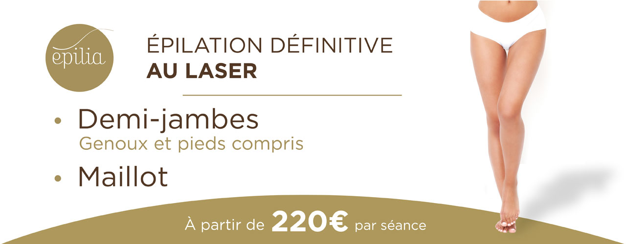 epilation laser demi jambes maillot namur