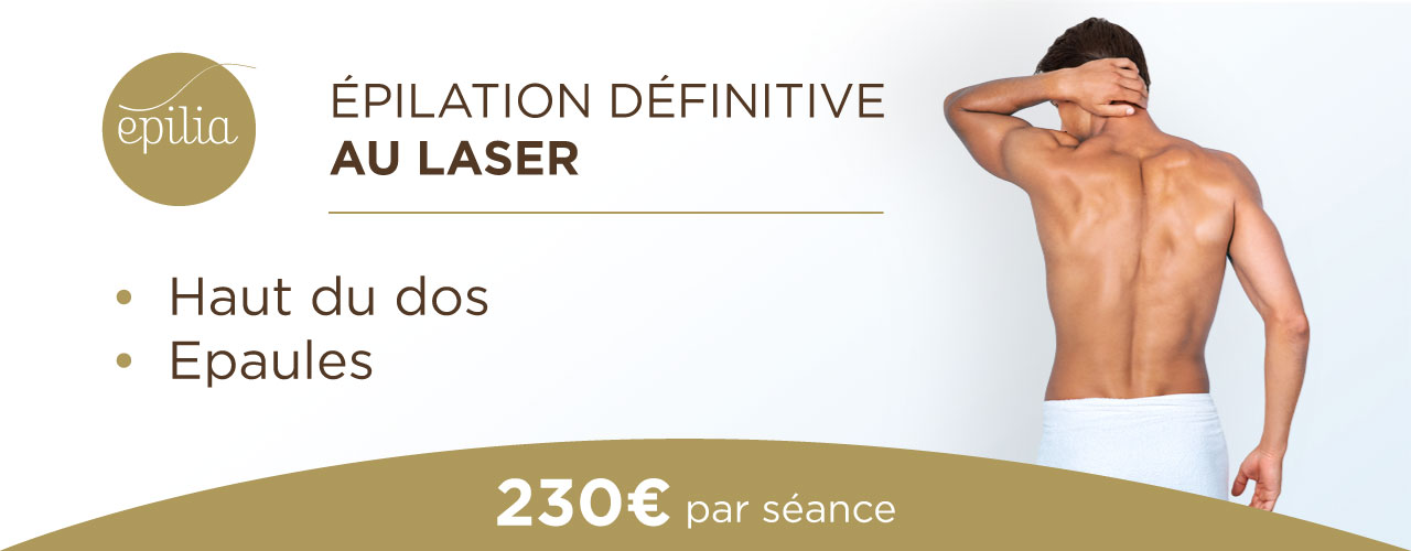 epilation laser haut dos epaules homme namur