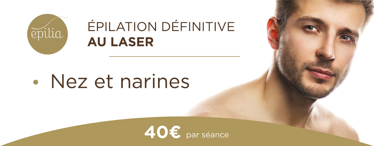 epilation laser nez narines homme namur